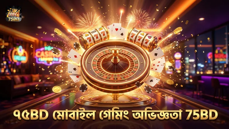 মোবাইল ডিভাইসে ৭৫BD ক্যাসিনোর স্লট এবং লাইভ গেমসের উন্নত অভিজ্ঞতা।