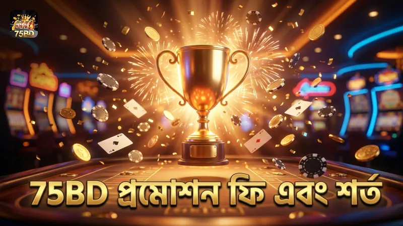75BD প্রমোশনের ফি ও সীমাবদ্ধতা স্পষ্টভাবে প্রদর্শিত