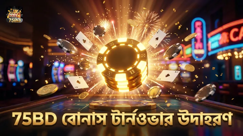 বোনাস ক্লেইমের টার্নওভার পূরণের বাস্তব উদাহরণ দেখানো হয়েছে