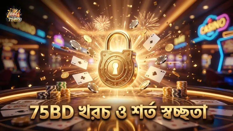 খরচ ও শর্তাবলী নিয়ে 75BD এর স্বচ্ছ নীতিমালা