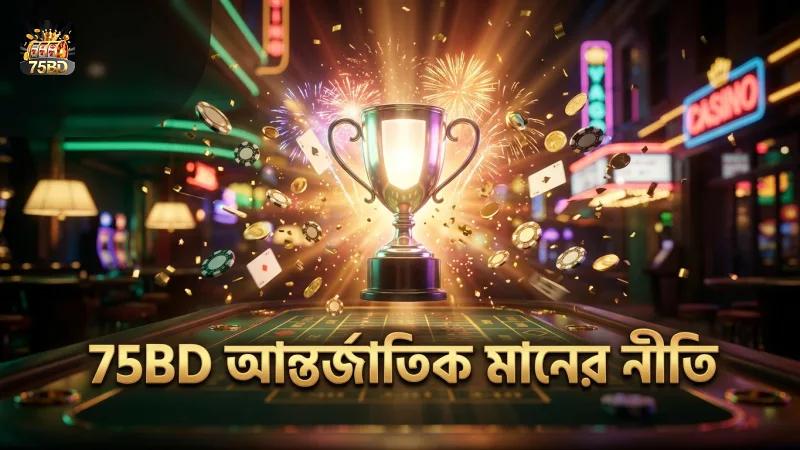আন্তর্জাতিক মানের সঙ্গে 75BD-এর নীতি সমন্বিত।