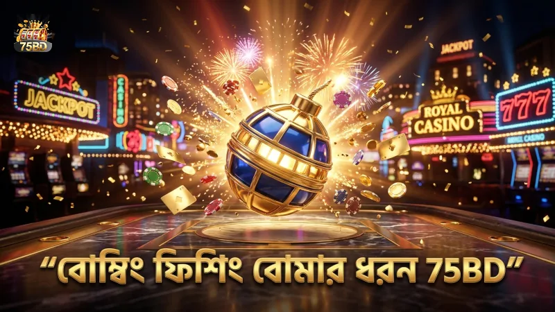 বোম্বিং ফিশিং গেমে বোমার ধরন বুঝতে সাহায্য করে 75BD।