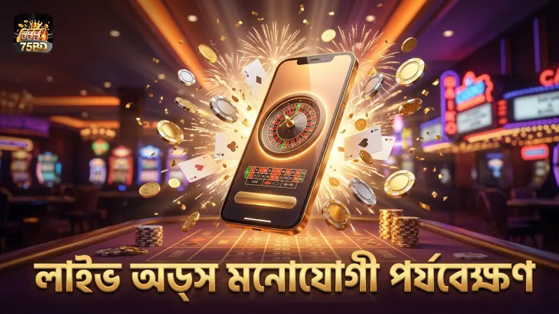 লাইভ ম্যাচে অডস পরিবর্তন মনোযোগীভাবে পর্যবেক্ষণ করা প্রয়োজন