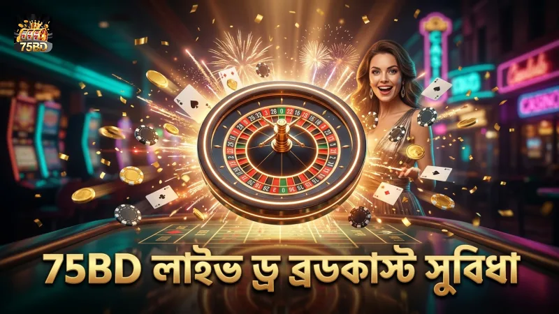 বড় পুরস্কার নিশ্চিত করতে 75BD এর লাইভ ড্র ব্রডকাস্ট ব্যবহার করুন