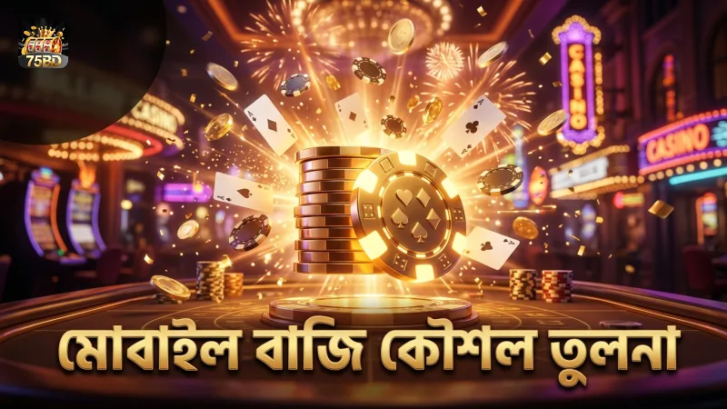 কৌশল তুলনায় মোবাইল ইউজারদের জন্য বাজি পরিচালনা টিপস।