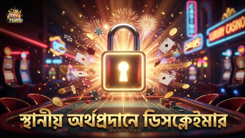 ডিসক্লেইমারে স্থানীয় অর্থপ্রদানের শর্তাবলী স্পষ্ট।