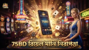 75BD এর সঙ্গে রিয়েল মানি গেমপ্লে নিরাপদ ও স্বচ্ছ