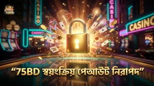 75BD-তে স্বয়ংক্রিয় পেআউট সুবিধা খেলোয়াড়দের জন্য নিরাপত্তা নিশ্চিত করে।