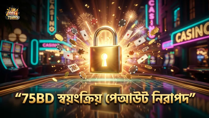 75BD-তে স্বয়ংক্রিয় পেআউট সুবিধা খেলোয়াড়দের জন্য নিরাপত্তা নিশ্চিত করে।