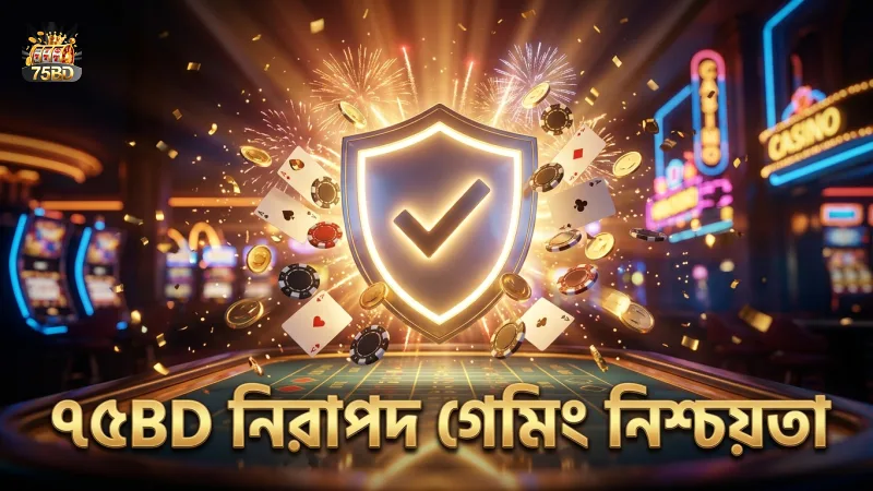 ৭৫BD তে নিরাপদ এবং দায়িত্বশীল গেমিং নিশ্চিত করা হয়।