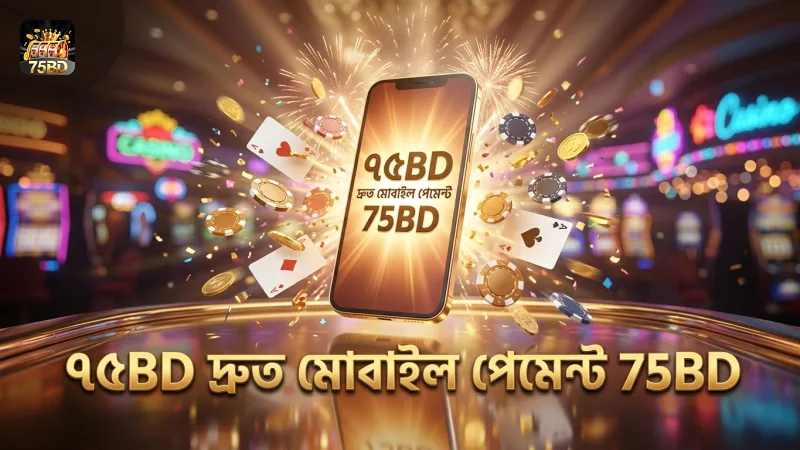 ৭৫BD মোবাইল ব্যাংকিং পেমেন্ট পদ্ধতি দ্রুত লেনদেন করে