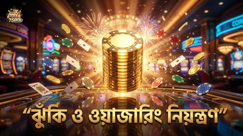 ঝুঁকি ও ওয়াজারিং নিয়ম বুঝে বেটিং নিরাপদ হয়।