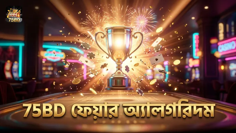 75BD-র ফেয়ার প্লে অ্যালগরিদম নিশ্চিত করে স্বচ্ছ ফলাফল
