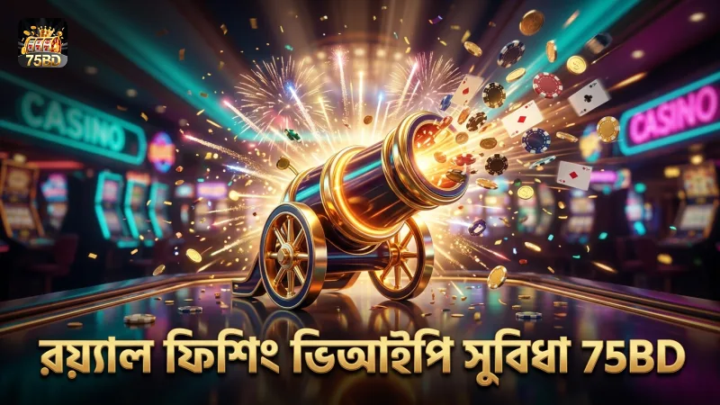 রয়্যাল ফিশিংয়ের ভিআইপি ক্যানন সুবিধা গেমে বিশেষ সুবিধা দেয়
