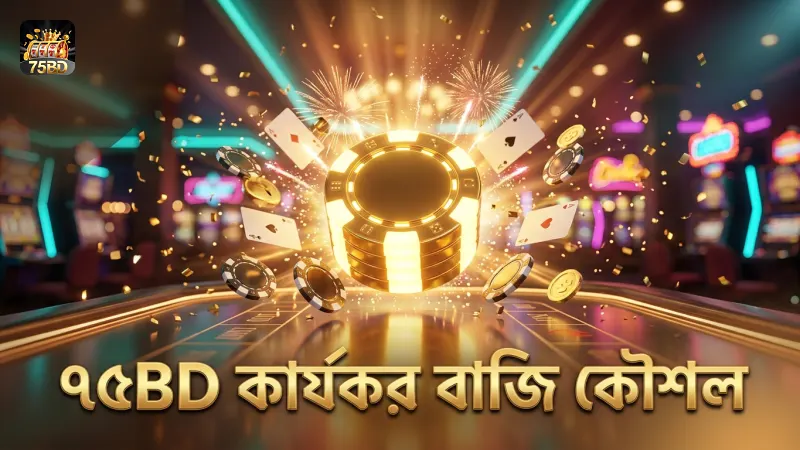 ৭৫BD ব্যবহার করে ঝুঁকি কমিয়ে কার্যকর বাজি কৌশল প্রয়োগ