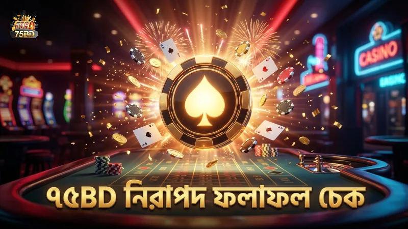 ৭৫BD অফিশিয়াল সাইটে নিরাপদভাবে ফলাফল চেক করা যায়